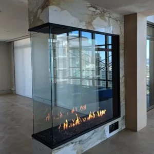 Chimenea ATENAS a 3 caras Península