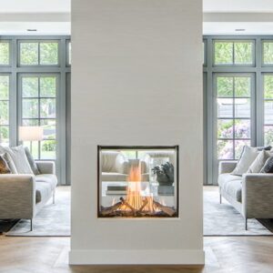 Chimenea DUBLIN a 2 caras opuestas