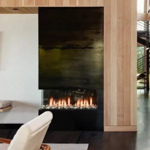 Chimenea PARIS a 2 caras rincón