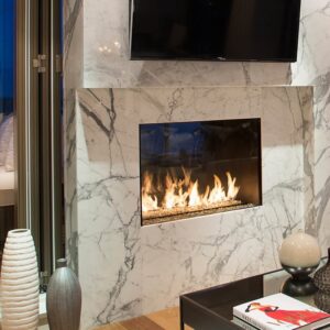 Chimenea ROMA a 2 caras opuestas