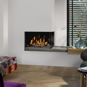 Chimenea BERLIN a 2 caras rincón