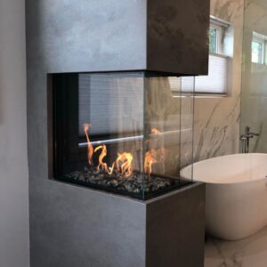 Chimenea DUBLIN a 3 caras Península