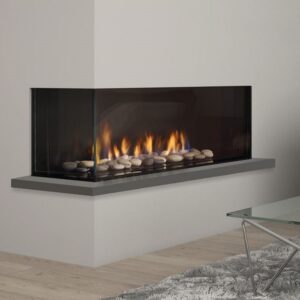 Chimenea VIENA a 2 caras rincón