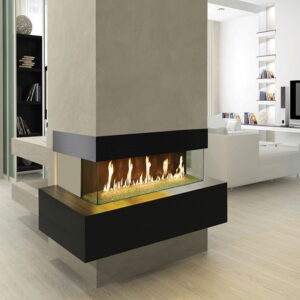 Chimenea VIENA a 3 caras Bahía